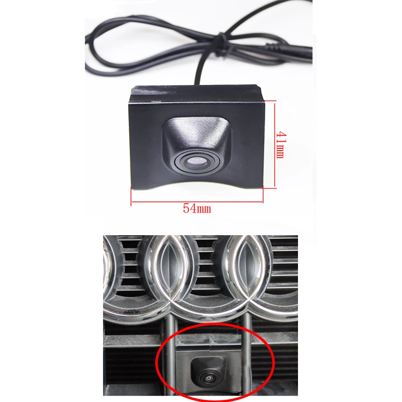 

CCD HD Car Front View for Audi Q3 2013 Frontview Vehicle Camera Night Vision Waterproof Parking Kit