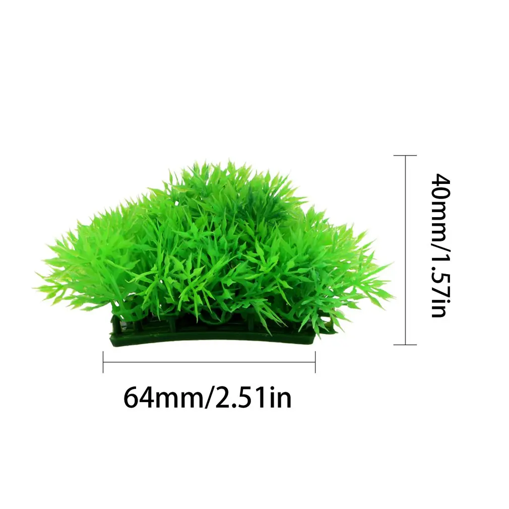 Simulation Of Aquatic Fish Tank Landscaping Simulation Plant Viewing Pine Needles With Base Small Grass