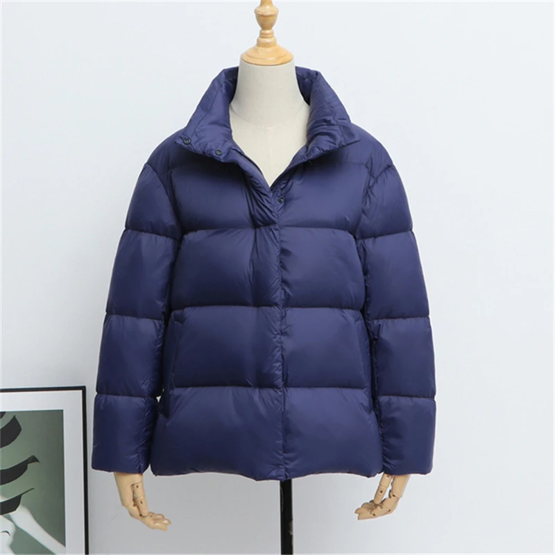 2022 New Winter Light Down Jacket Women Puffer Jacket Slim Warm Down Coats Female Casual Tops Winter Plus Size Parka for Women