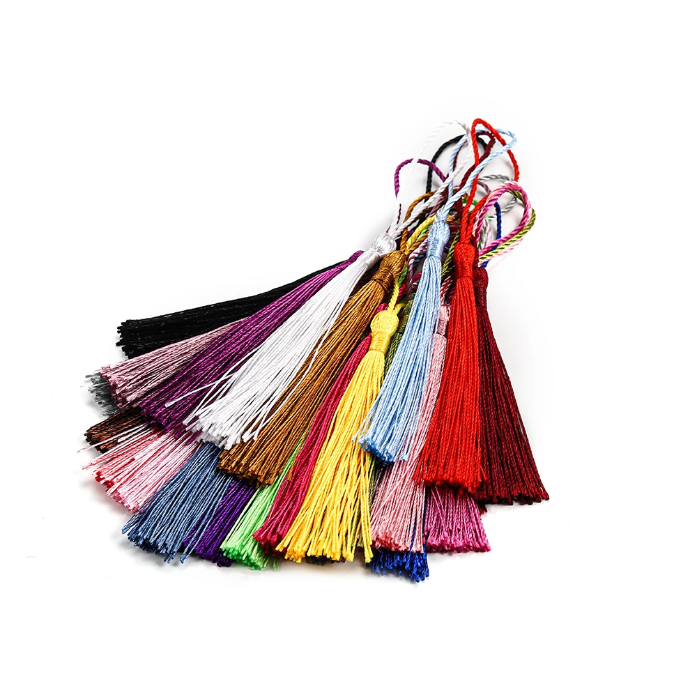 10-30Pcs 70mm Hängen Seil Seide Quaste Fringe Für DIY Schlüssel Kette Ohrring Haken Anhänger Schmuck Finden liefert Zubehör – Detail 6