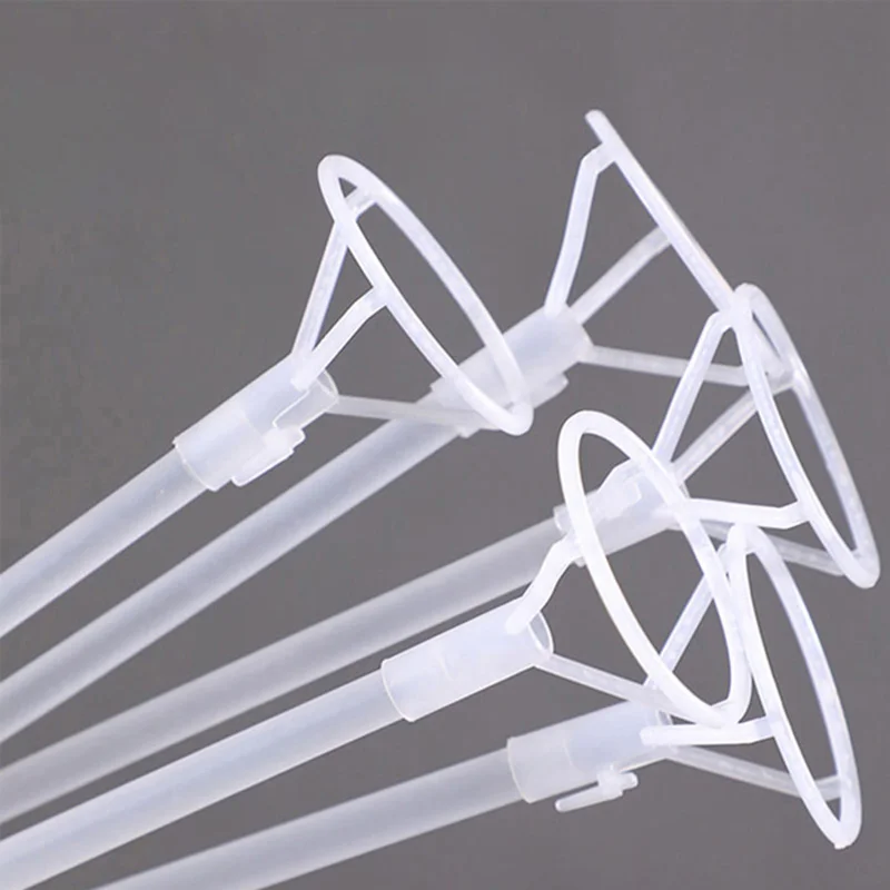 15 Set 16" Long Clear Balloon Holder for LED Bobo Balloons Stick with Cups Bubble Ballons Sticks Holder Balloon Accessories view 4