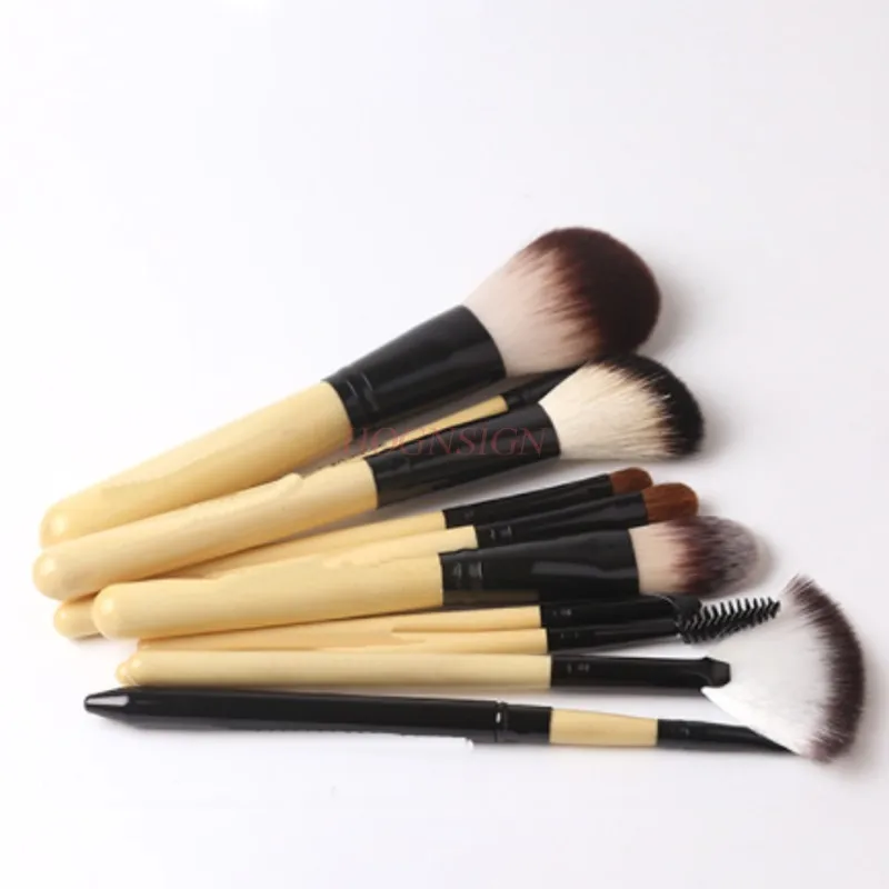 10 Pcs Makeup Set Brush New Foundation Brush Set Full Eyebrow Brush Makeup Beauty Makeup Beginner Eye Shadow Brush Tool Sale