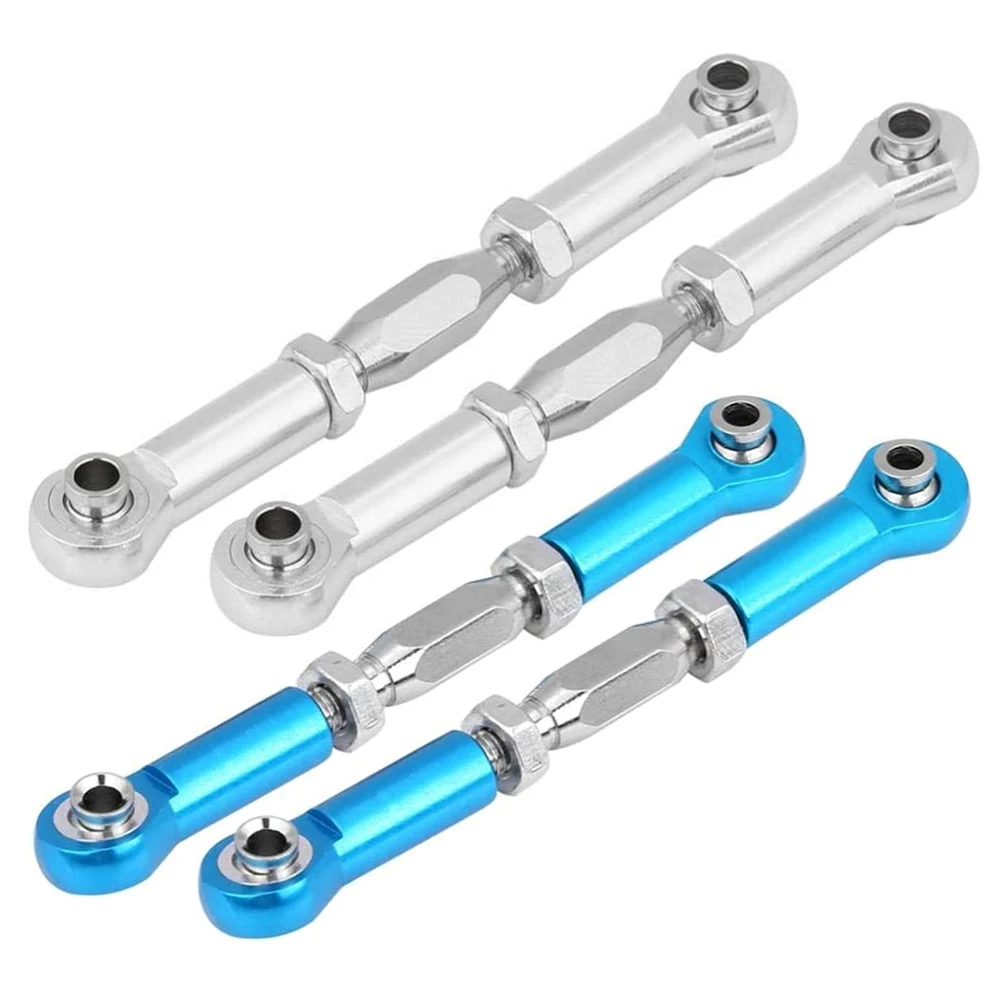 

2pcs/pair Aluminium Alloy Steering Linkage Rods Upgrades Accessory For HSP 94111 / 94188 RC Car Buggy Off-road HPI Wltoys