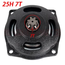 6 Teeth/7Teeth 25H 47CC 49CC Clutch Bell /Drum Housing Gear Box Fit To Mini Moto Pocket Bike Quad ATV Parts Free Shipping