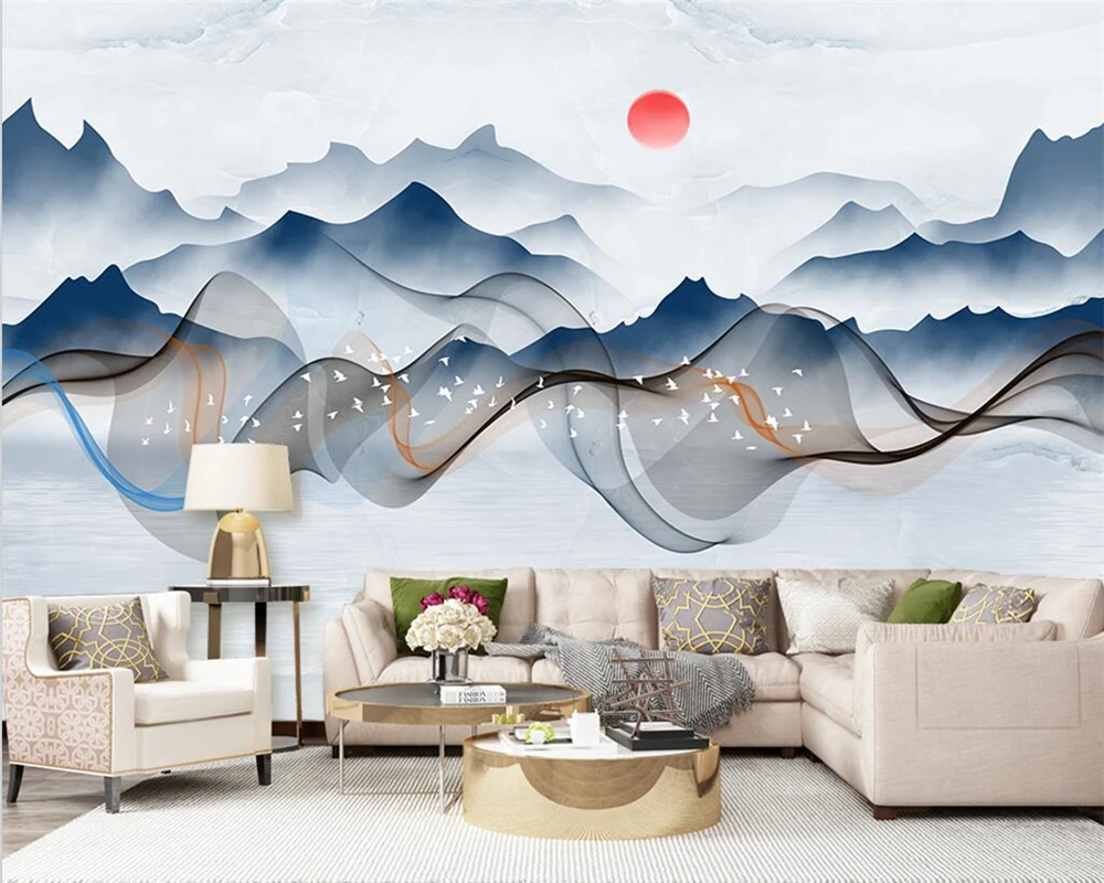 

beibehang Customize new modern minimalist jazz white landscape marble pattern bedroom living room background wallpaper