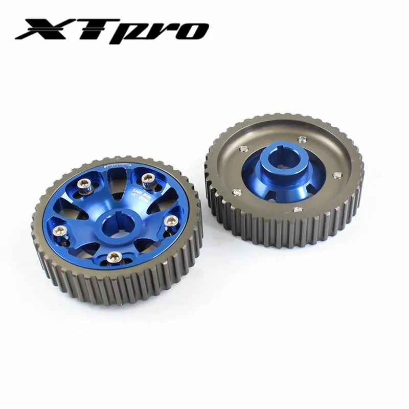 2PCS For 93-01 Honda Prelude DOHC VTEC H22A1/H22A4/97-01 Accord F20B Aluminum Adjustable Cam Gear Pulley