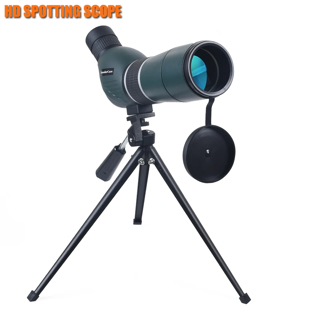 45x60 Spotting Scope HD Zoom Telescope Powerful Monocular Bak4 Prism FMC Len Waterproof with Tripod for Hunting Bird Watching