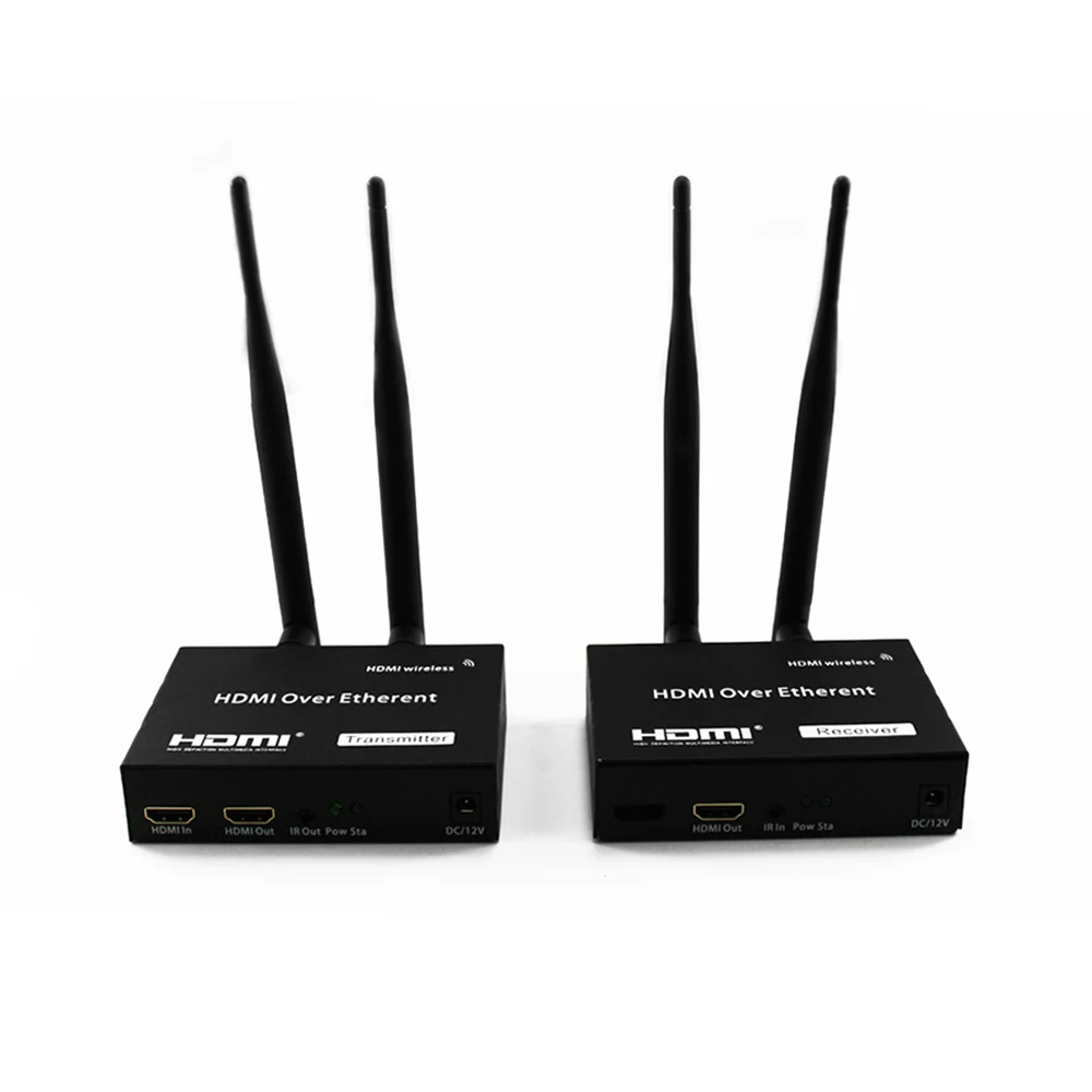 

200M Wireless HDMI-compatible Extender 2.4GHz/5GHz HD 1080P HDMI 1.3 HDMI Extender Transmitter Receiver WIFI HDMI Extender