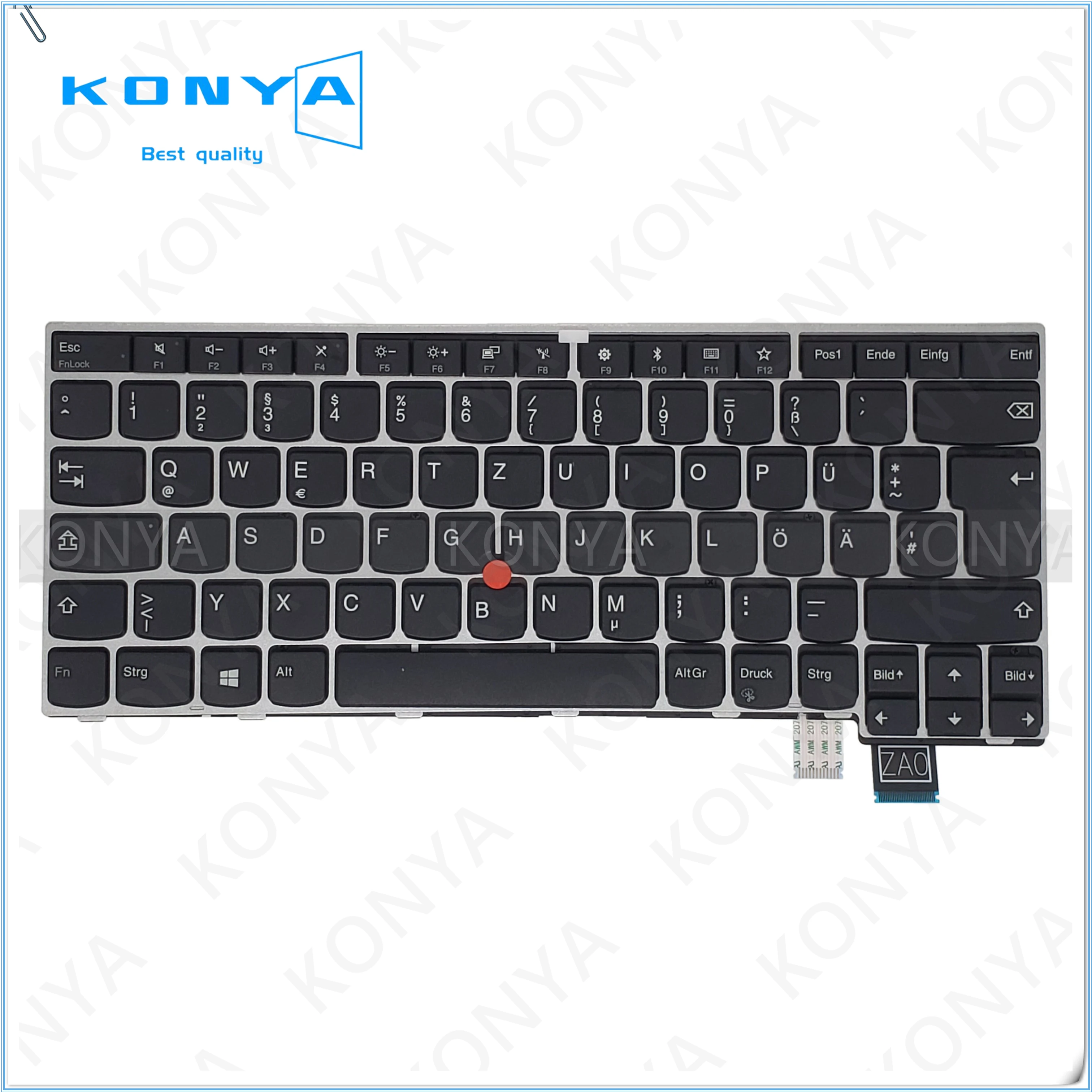 

New Original GR DE German Keyboard For Lenovo Thinkpad T460S S2 13 S2 2nd 13 2nd Tastatur Non Backlit 01EN817 SN20L85164