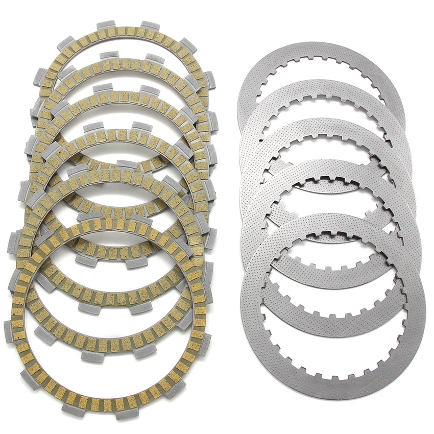 Motorcycle  Clutch Friction Disc Plate Kit For Suzuki ST400V GSX400 GK7BA ST400 LS400F LS650 DR500 DR500R DR600R DR600S    SP500