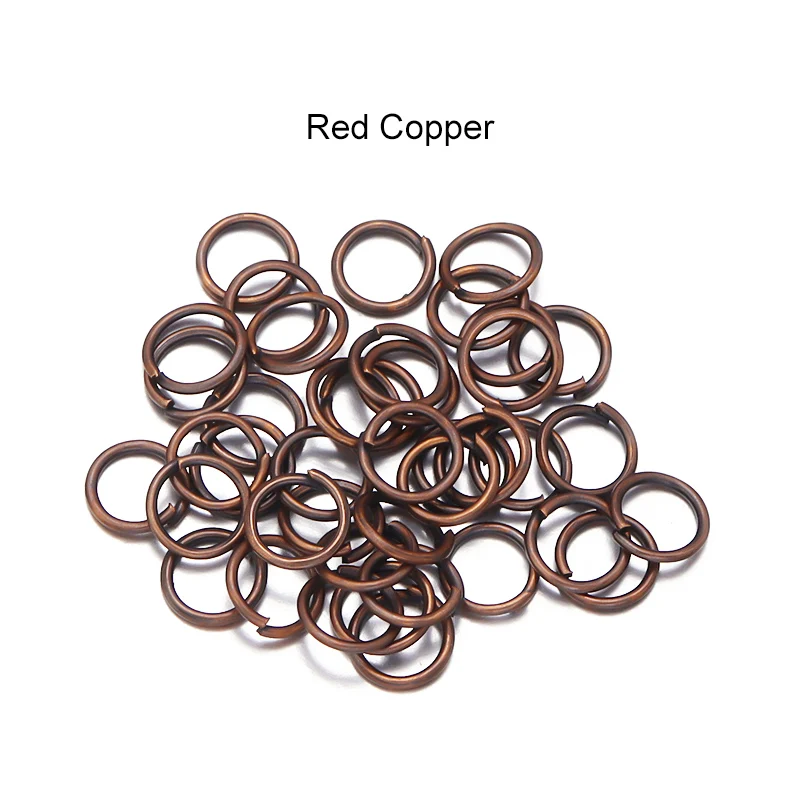 50-200 teile/los 3-20mm Offene Einzelne Schleifen Jump Ringe Split Ringe Für Schmuck Finden, Die DIY zubehör Anschlüsse Liefert – Detail 9