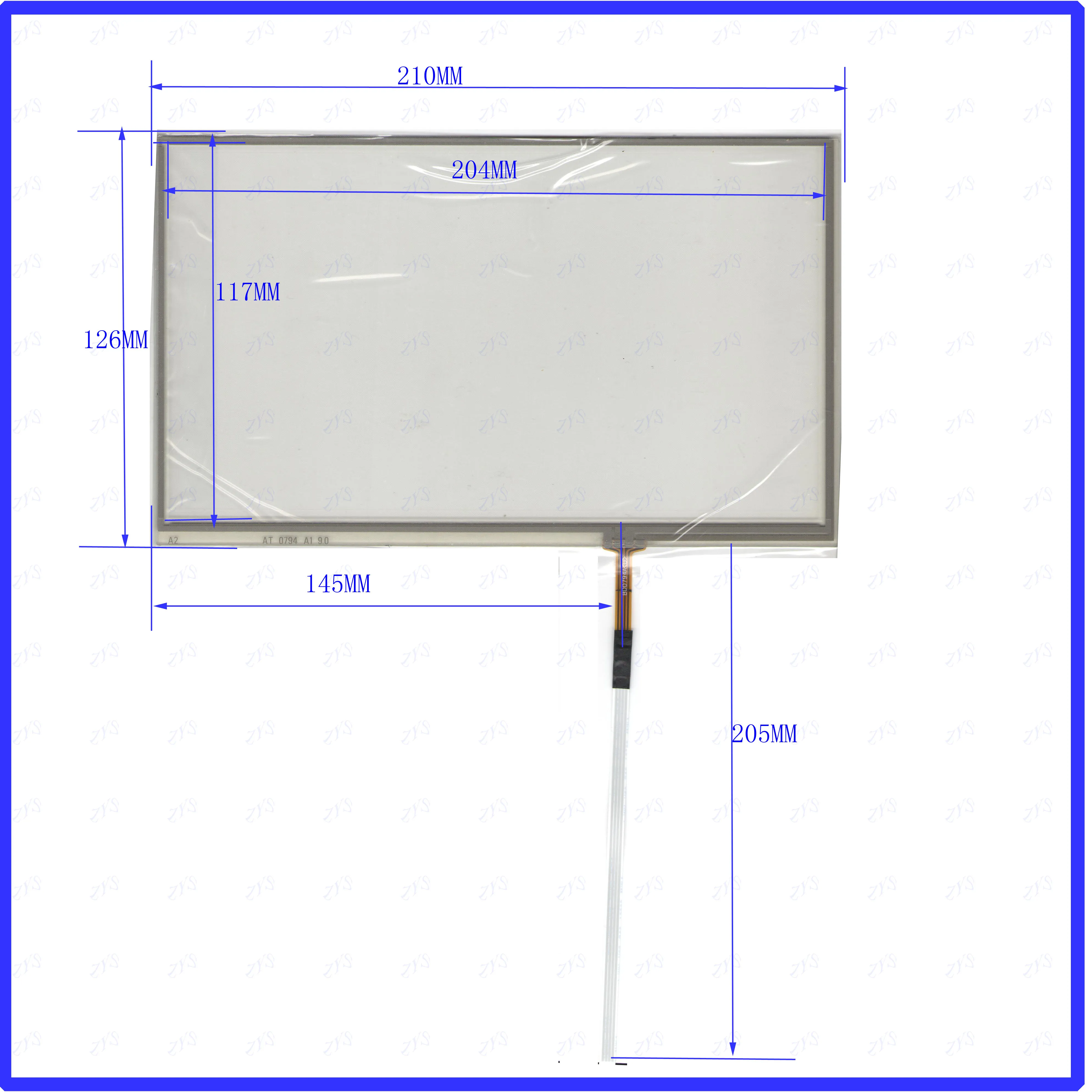 

ZhiYuSun HLD-TP-2926 this is compatible resistance screen Touch Screenfor GPS GLASS for tble compatible HLDTP2926