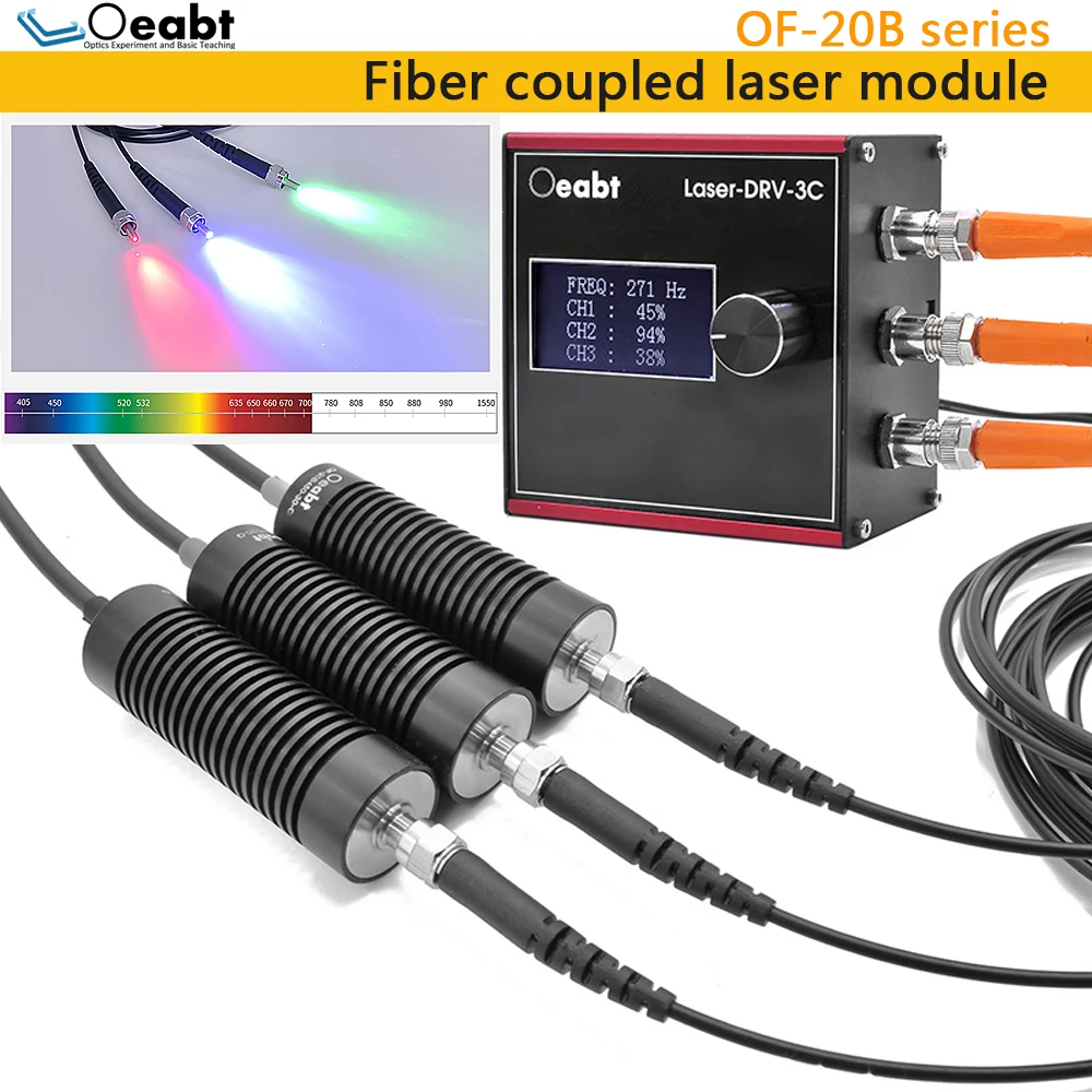 Módulo do Laser da Fibra com Núcleo da Relação do Sma Série do Of20b Laser Acoplado mw 10 mw 20mw