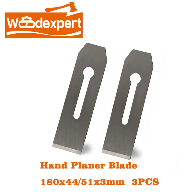 

Wood Hand Planer Blade/Plane Irons Replacementfor Woodworking Scrub Planing Manual Carpenter Tools185mm,44mm /51mm,3PCS