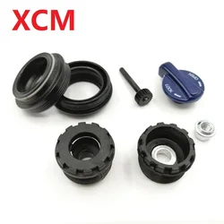 Sr Suntour XCM Absorber Shock Repair Parts Damping Rod Base Lockout Cover Dust Seal Bike Front Fork XCM30 Repair Accessories