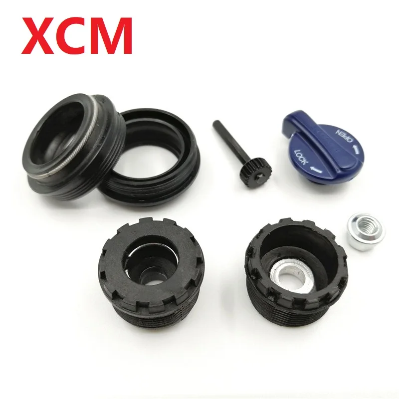 Sr Suntour XCM Absorber Shock Repair Parts Damping Rod Base Lockout Cover Dust Seal Bike Front Fork Repair Accessories