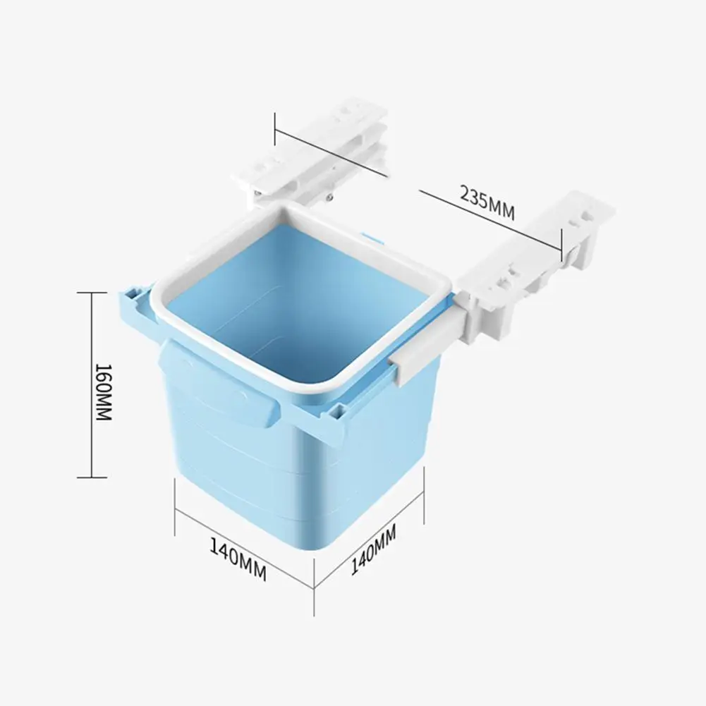 Gorące wyprzedaże!!! Ukryte chowane biurko Home Adhesive kosz na śmieci kosz na śmieci kosz na śmieci