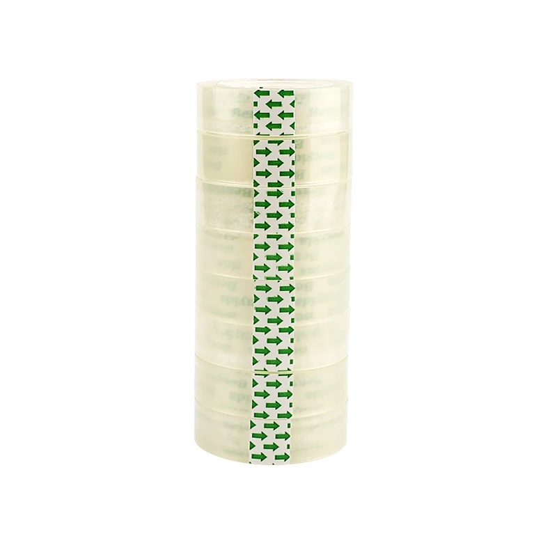 Transparent Glue Tape Width 1.5cm Studend Handmade Tape Package Small Tape Office Stationary 8 Rolls