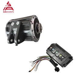 QS MOTOR 120 2000W, Motor de tracción media, controlador tipo piñón 428 y EM100SP para motocicleta eléctrica, 70KPH 72V