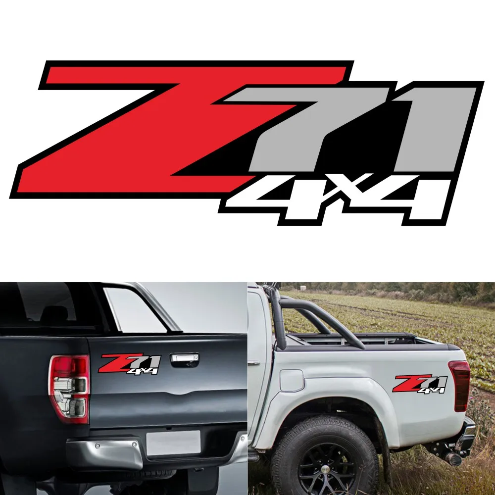 Doordash Z71 4X4 Off-Road Pickup Car Sticker Decoration for Jeep Chevrolet F-150 Ranger Toyota Hilux Vinyl Decal