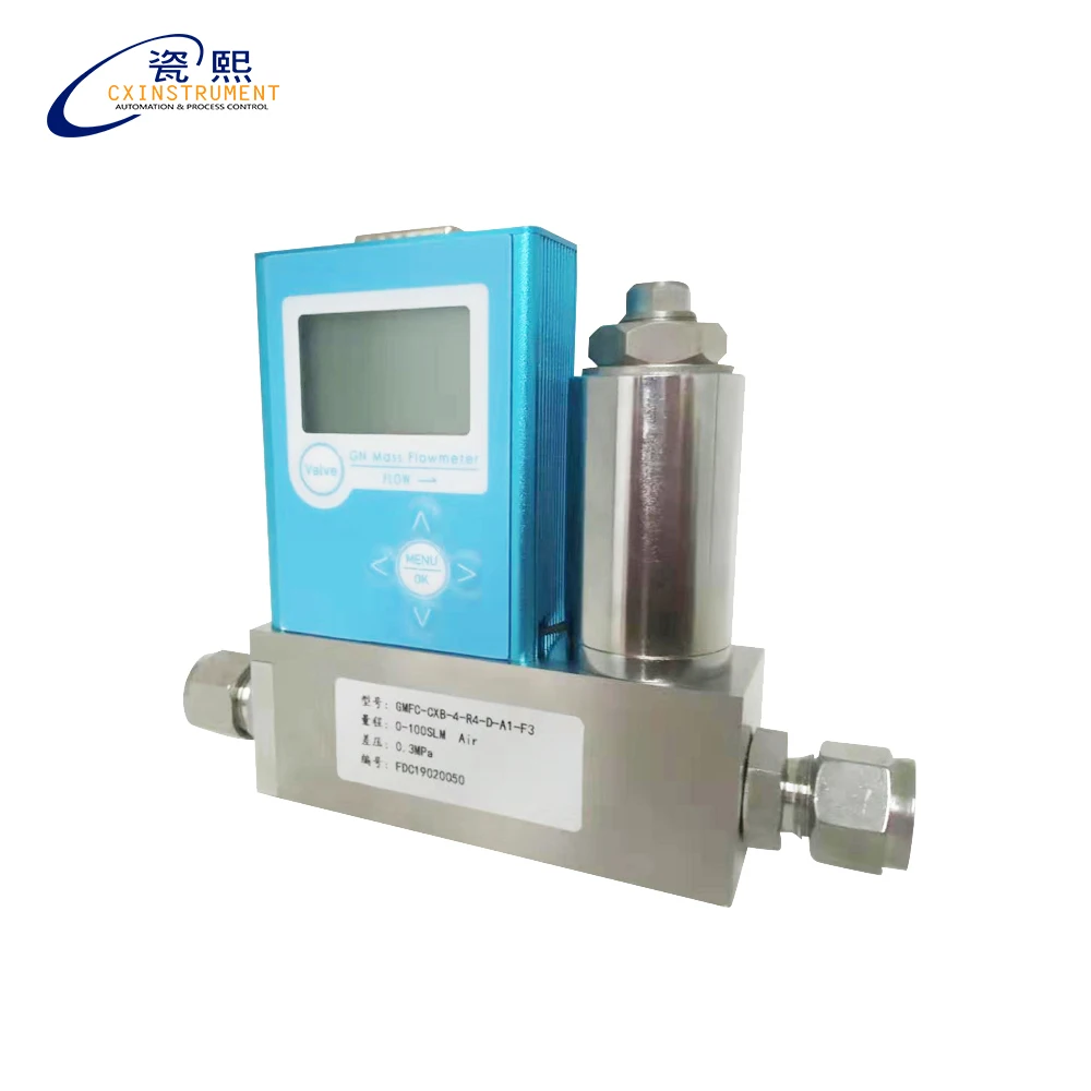 Gas Flow Meter Controller 1-30 SLM Flow Range and 1.0% High Accuracy Propane Flowmeter controller