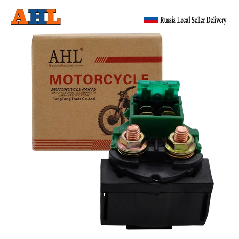 AHL Motorcycle Starter Relay For KAWASAKI BAYOU 220 250 EN500 NINJA 500 500R KLX650 VN1500 88 800 ZX1100 600 750 NINJA ZX-7R