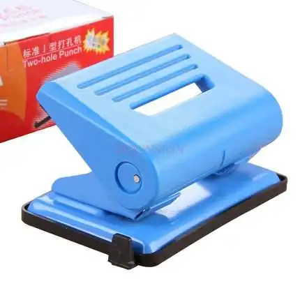 Hole puncher standard double hole puncher office puncher with scale office stationery supplies