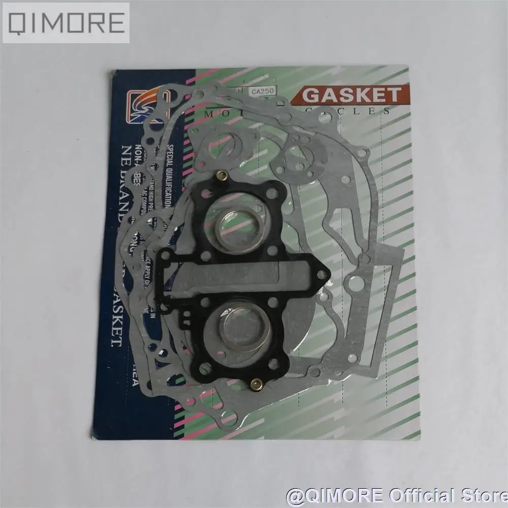 

Complete Gasket Set for Motorcycle 253FMM Rebel CA250 CMX250 Vento Barracuda Tank Vision Baja Phoenix Jinlun Texan 250 FYM FY250