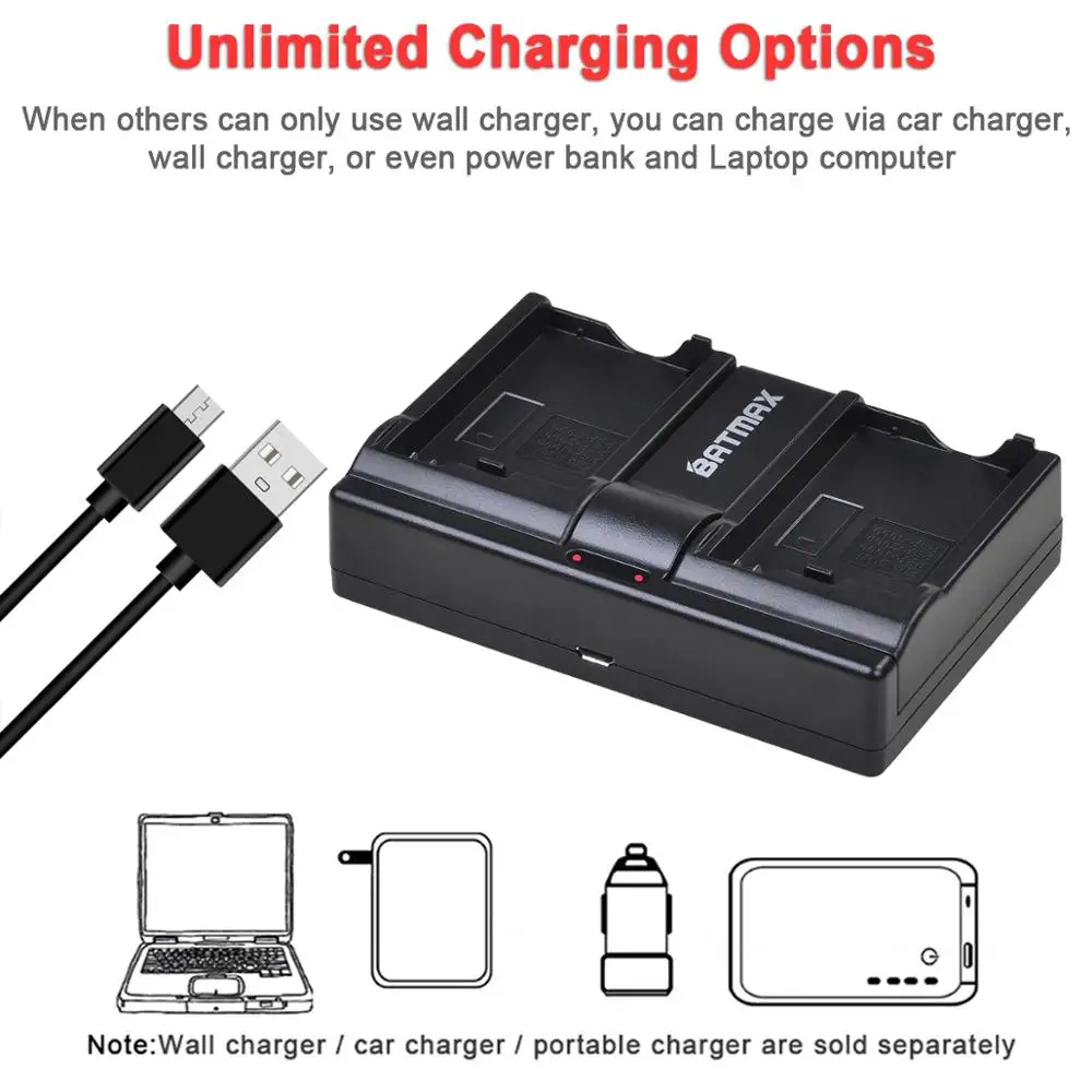 2 قطعة 3.6V 2400mAh PSP 2000 PSP-2000 بطارية + شاحن USB مزدوج لسوني PSP 2000/3000 PSP-S110 وحدة