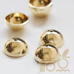 DIY Supply-Solid Brass Finding Bead Cap-14x7mm (1795C)