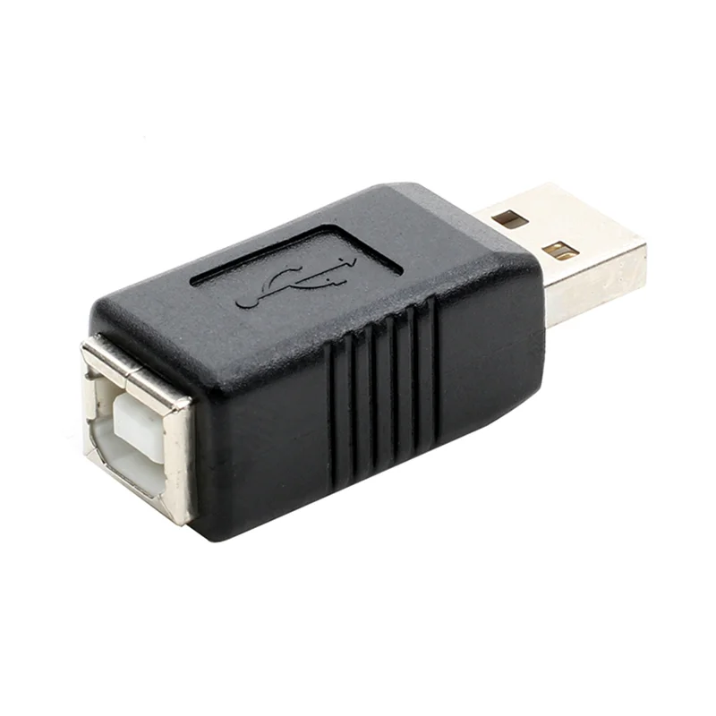 USB2.0 A Male & A Female to B Female Printer Print Converter Adapter Connector USB 2.0 Port Retail wholesale USB 2.0 Adapter