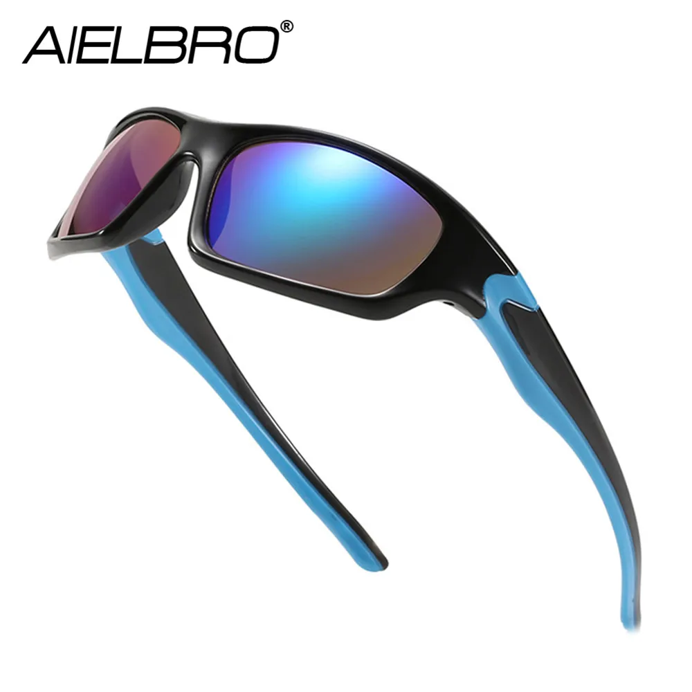 

AIELBRO Cycling Sunglasses Men's Sunglasses Bicycle Glasses Polarizing Glasses 2021 Lightweight Cycling Eyewear For Bicycle