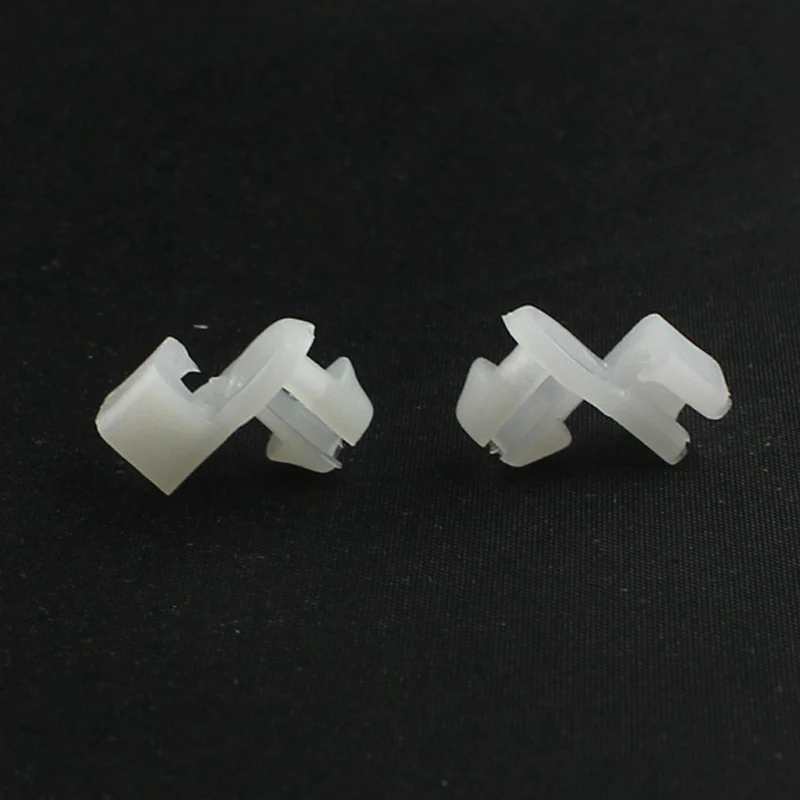 KE LI MI Auto White Plastic Door Lock Rod Clip Fasteners Car door side retaining clips lock retainer