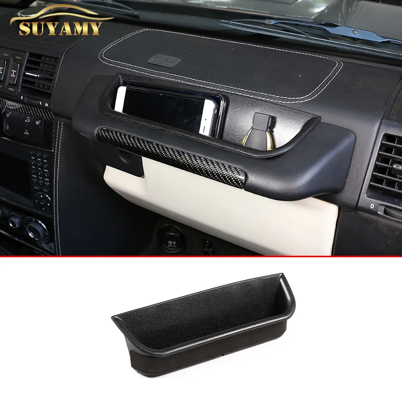 For Mercedes Benz G Class AMG W463 G350 G400 G500 G55 G63 Passenger Grab Handle Storage Box Co-pilot Organizers Car Accessory