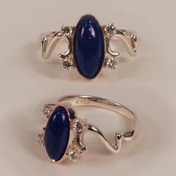 Elena daylight ring the vampire diaries Irina anti-daylight ring set with zircon S925 sterling silver ring