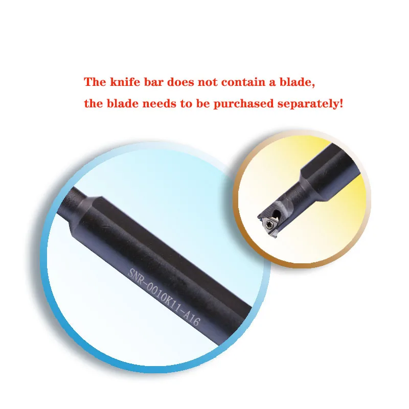 CNC Bên Trong Lỗ Ren Cắt Cần Biến Đường Kính Kích Thước Đầu Khẩu Độ Nha Khoa Dao SNR0008/10/12M11-A16-A12