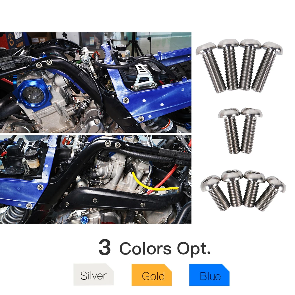 

Комплект болтов NICECNC из титанового сплава для Yamaha RAPTOR 700 07-11 13-20 700R 16-20 YFZ450 YFZ450R YFZ450X YFZ 450