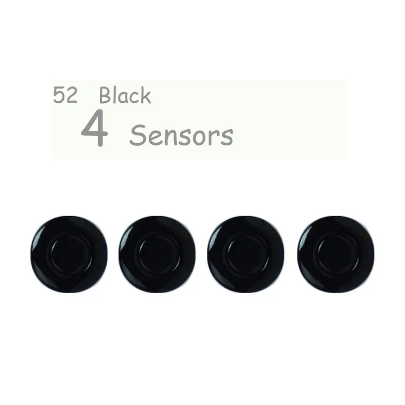 Car Parking Sensor Kit 4PCS / Lot Buzzer No Drill Hole Saw Reverse Radar Sound Alert Indicator System 22mm 8 Colors