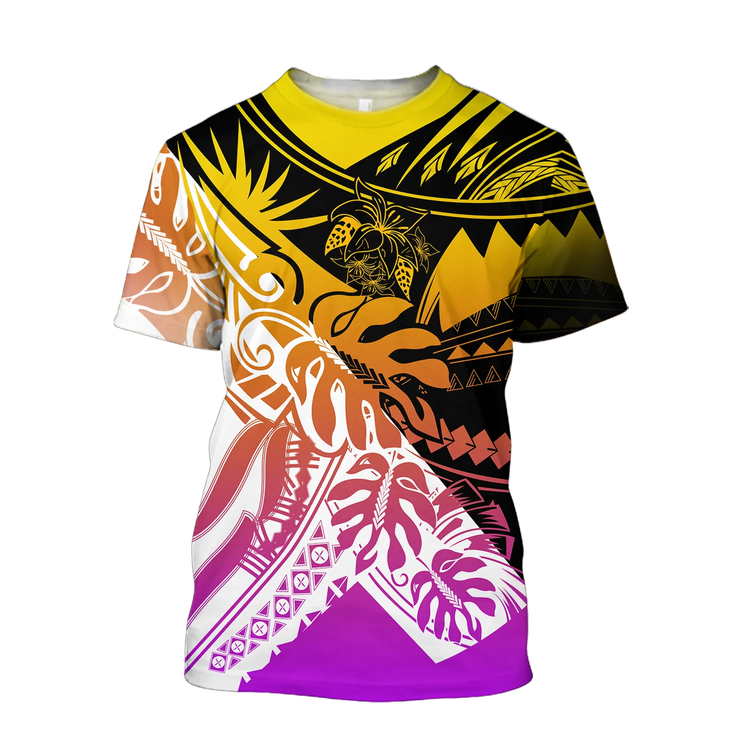 Pohnpei Polynesian Tribe Turtle Tattoo 3D Printed Men t shirt Summer Fashion Harajuku short Sleeve Tee shirts Unisex tops TX-2 image 4