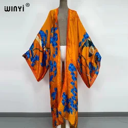 KIMONO-Bikini de manga batwing para mulheres, Boho Cardigan, Ponto, Coquetel, Sexy, Boho, Maxi Swimwear, Feriado, Fêmea, Doce, Lady