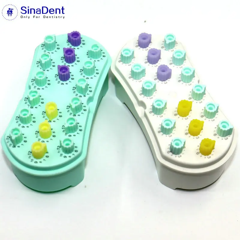 

1pcs Dental Endo Files Counter 18 Holes Endo Files Sterilization Box for Rotary Files 12 Times Sterilizable Endo Holder