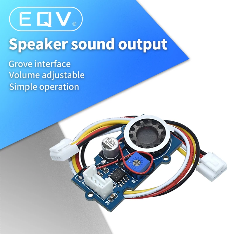 Grove Speaker Sound Output Module Small Speaker Speaker Accessories with Adjustable for Arduino