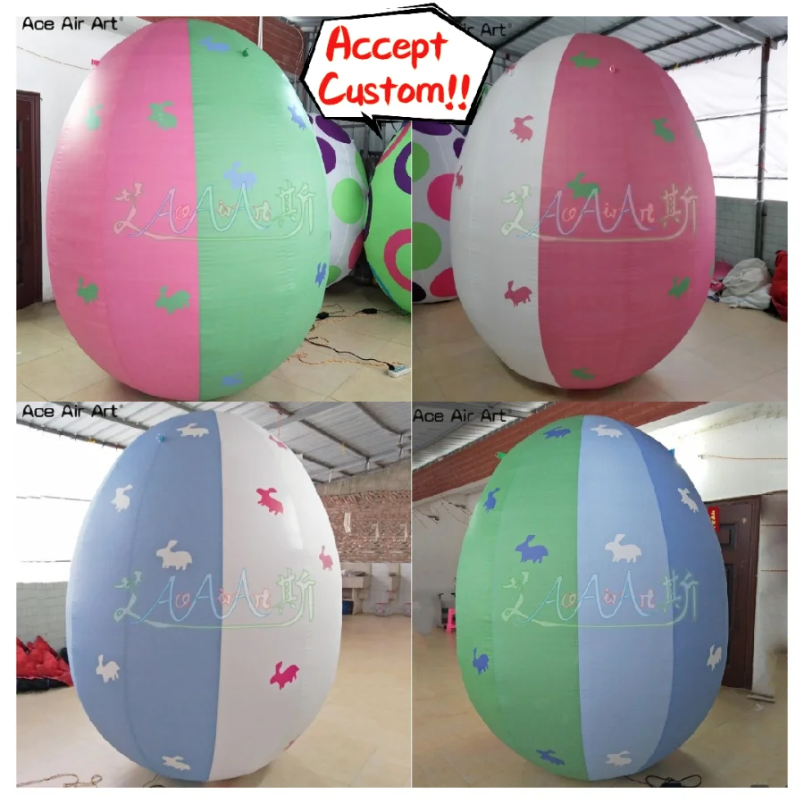 2022 Popular Easter Decoration Inflatable Easter Egg, Inflatable Eggs For Indoor Easter Holiday Decor Made By Ace Air Art