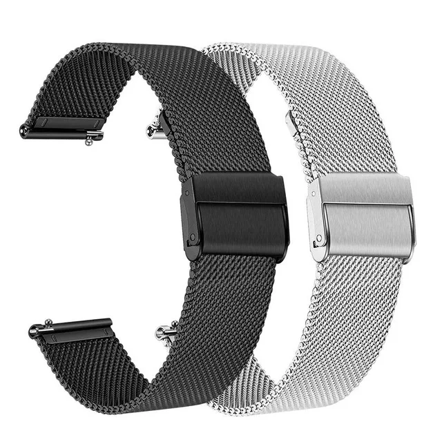 Stainless Steel Watchstrap For Xiaomi Haylou LS02 / Haylou RT LS05S Watchband For Amazfit GTS 2 Mini Milanese Wristband Bracelet