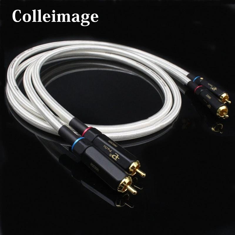 

HIFI QED Signature version Stereo Pair RCA Cable High-performance Premium Hi-Fi Audio 2rca to 2rca Interconnect Cable