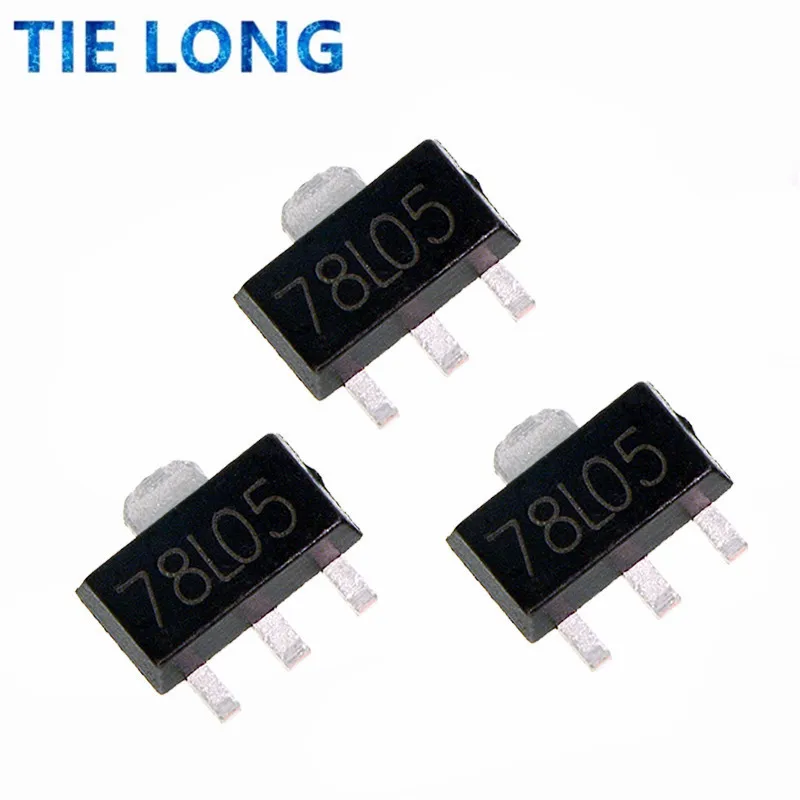 50-100PCS 78L05 SOT89 CJ78L05 SOT-89 SOT SMD new and original IC Chipset