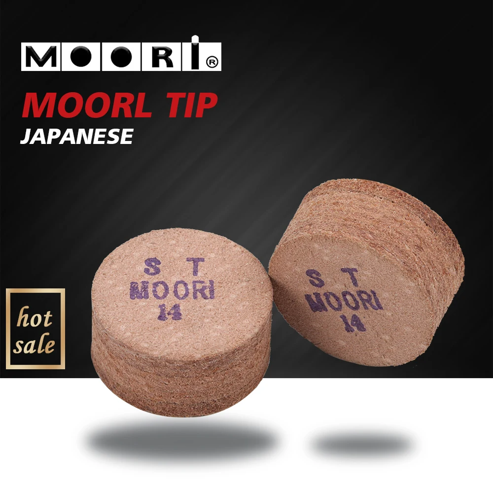 Original Moori Tips Billiards Pool Cue Tips High Quality Billard Tips Severial Models 1 Piece Professional Billiards Accessories