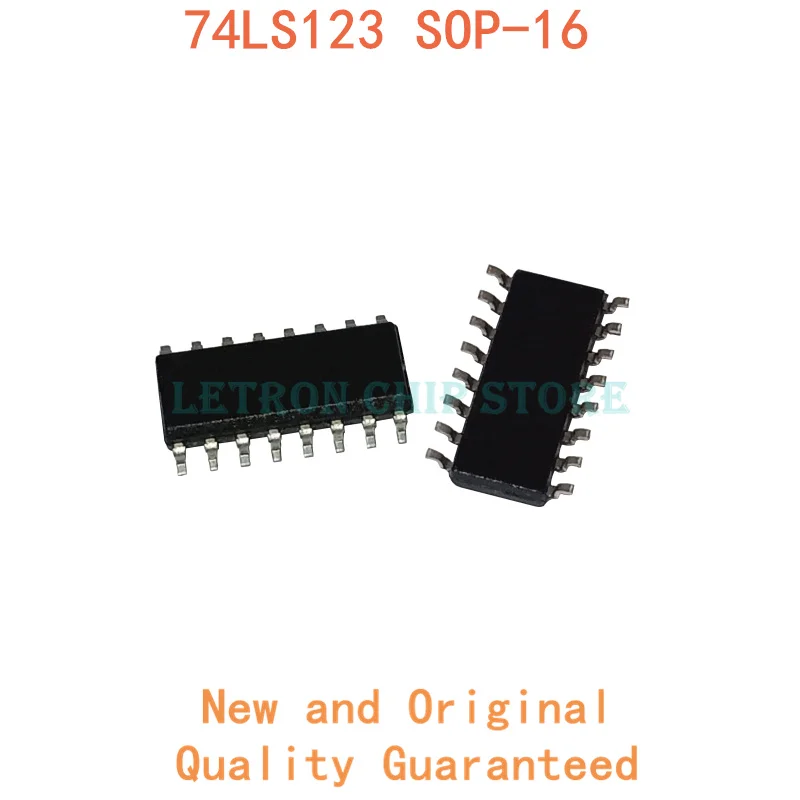 10PCS 74LS123 SOP16 SN74LS123DR SOP-16 74LS123D SOP LS123 SOIC16 SN74LS123D SOIC-16 SMD new and original IC Chipset