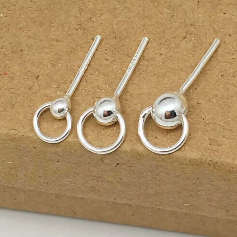 

Earrings for women 2019 Designer Earrings korean style women silver earrings small earrings Tremella nail Round pearl earrings