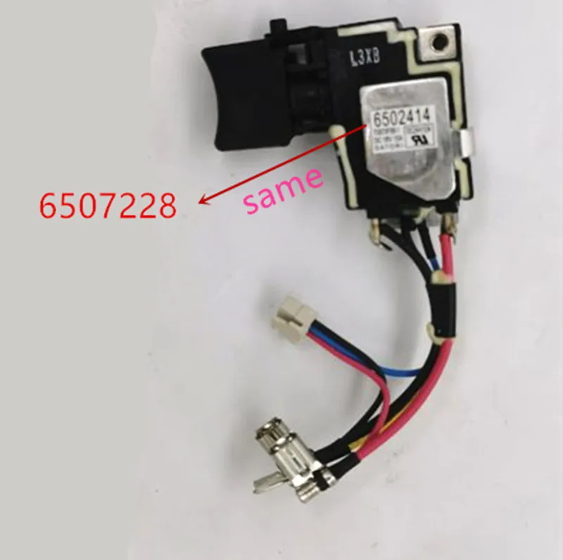 Imagem -04 - Interruptor Original para Makita 6507228 650722 6502414 6507032 Interruptor Td134dx2 Dtd134 Btd134 Btd146 Dtd146 Btd146z Btd134z Td134d